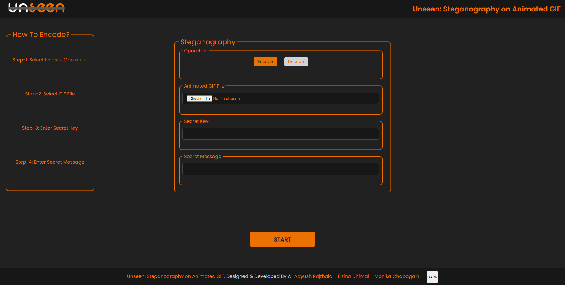 Unseen: Steganography on Animated GIFs